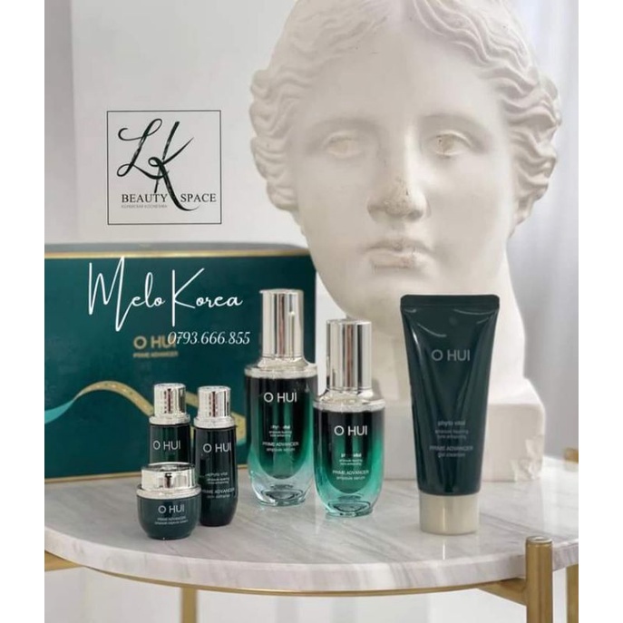 Sét Ohui xanh , xe khít chân lông, dưỡng ẩm da, chống lão hoá da hàn quốc chính hãng