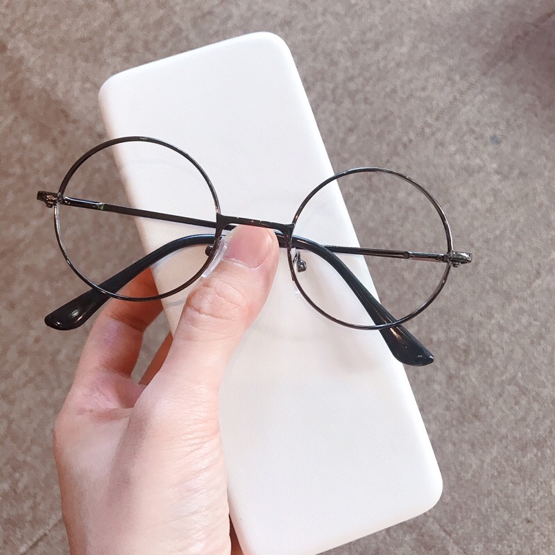 Gọng kính Mắt tròn nhỏ Harry Poter kim loại