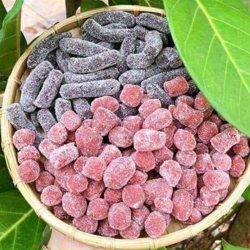 Kẹo Dâu Tây Mix Kẹo Dâu Tằm Đặc Sản Đà Lạt Đóng lon 400Gr