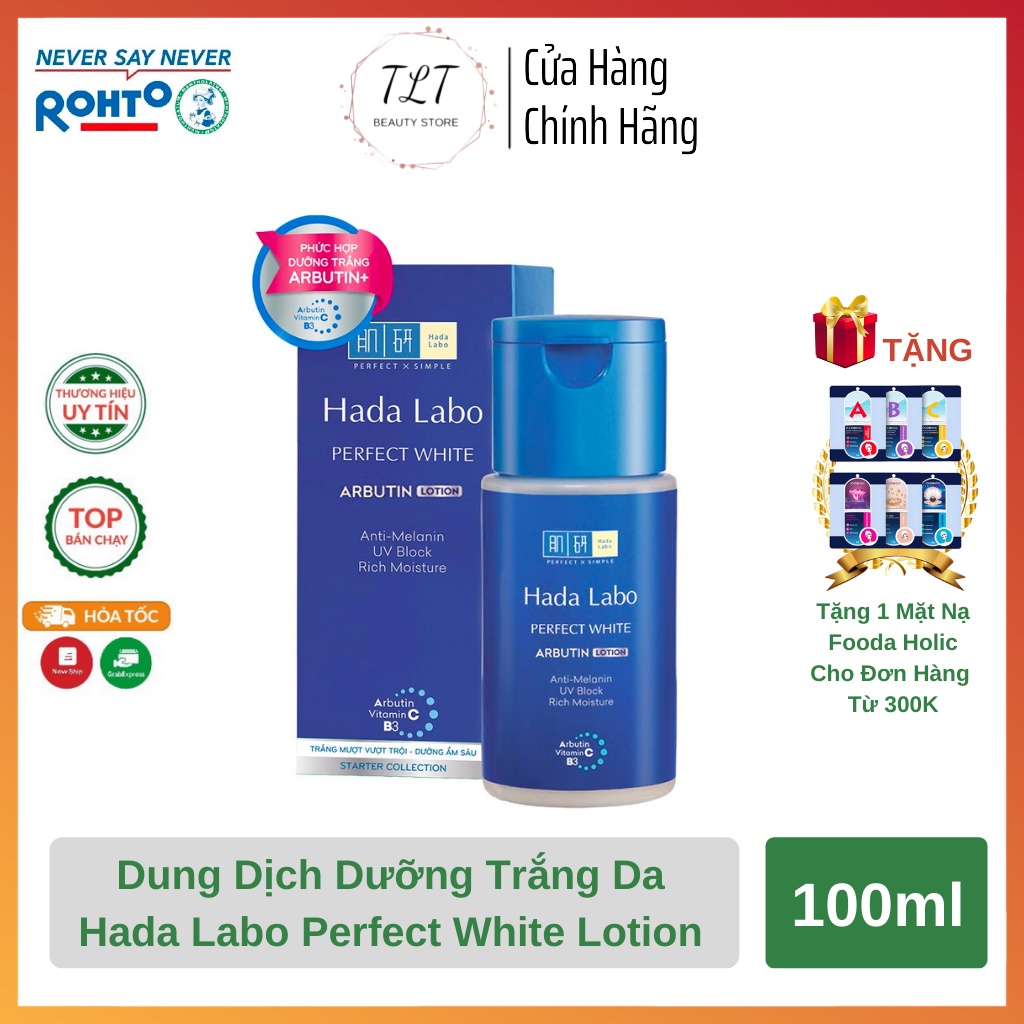 Dung Dịch Dưỡng Trắng Da Tối Ưu Hada Labo Perfect White Lotion 100ml 5.0 5