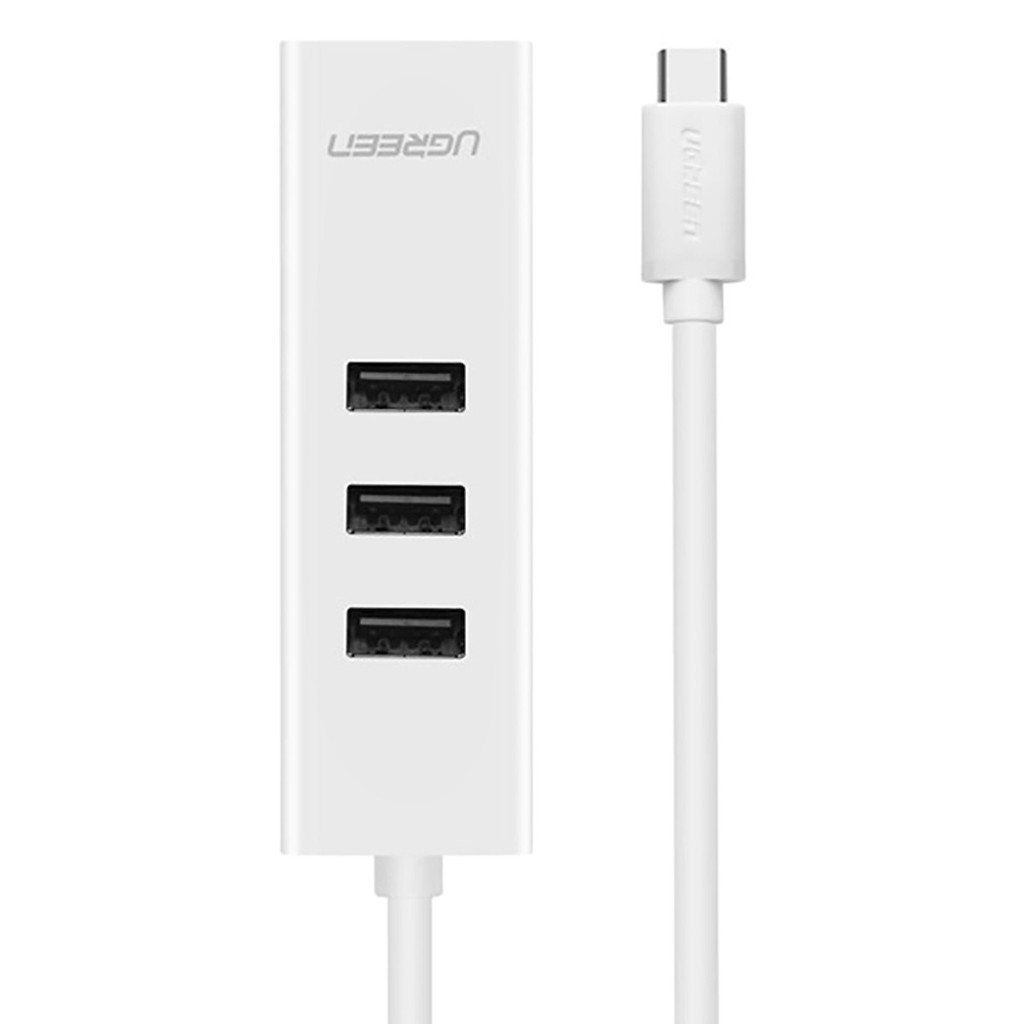 Cáp Chuyển Đổi USB Type C Sang LAN + Hub USB Ugreen 20792