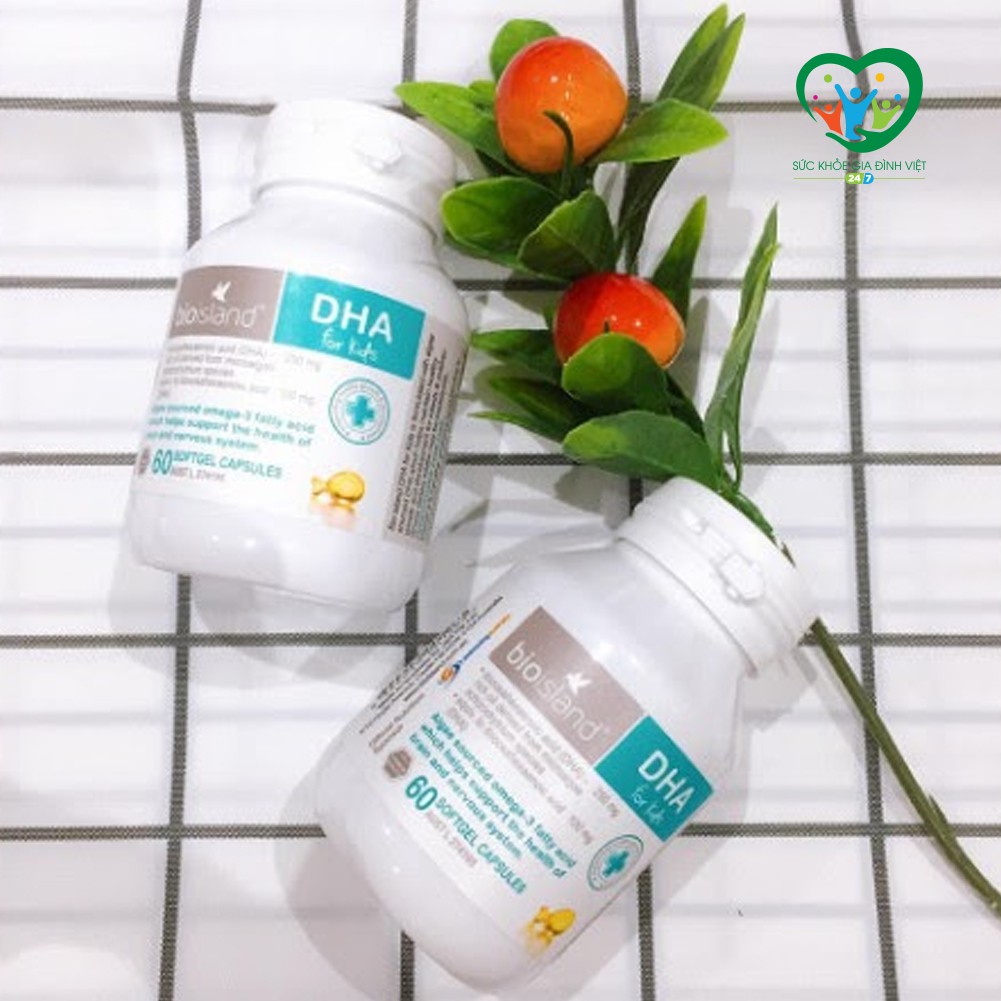 Viên uống bổ sung DHA Bio Island dành cho bé