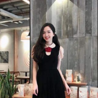 Váy nơ hoa tiểu thư