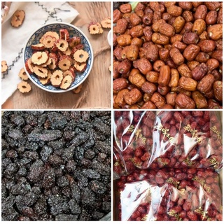 500g táo cắt lát, táo khô, táo đen . táo đỏ