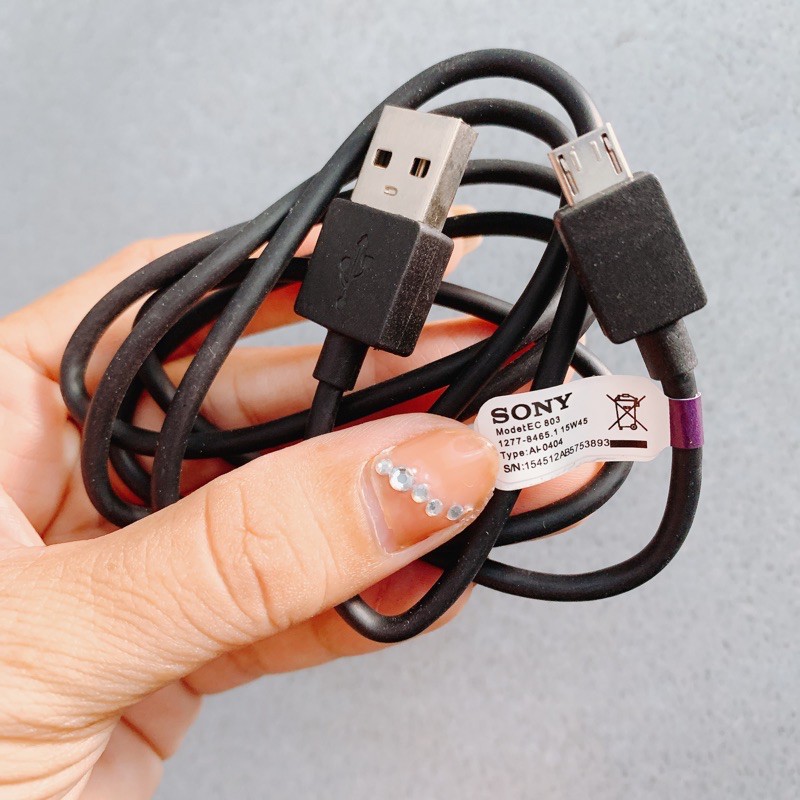 Cáp Sony Type C, Micro USB zin sạc nhanh