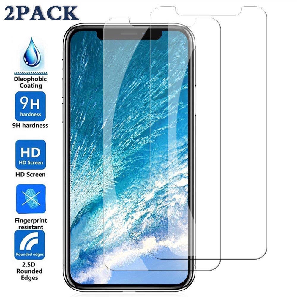 Bộ 2 miếng kính cường lực 9H cao cấp cho iPhone 4/4S/5/5C/5S/SE/6/6S/6+/6S+/7/8/7+/8+