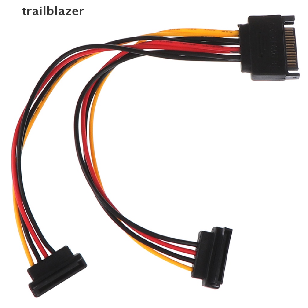 Cáp ChuyểN ĐổI Chữ Y 90 Độ SATA 15-Pin Sang 2X15P