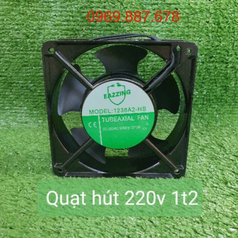 Quạt thông gió hút mùi 220v, quạt hút khói mùi bếp thông gió nhà vệ sinh