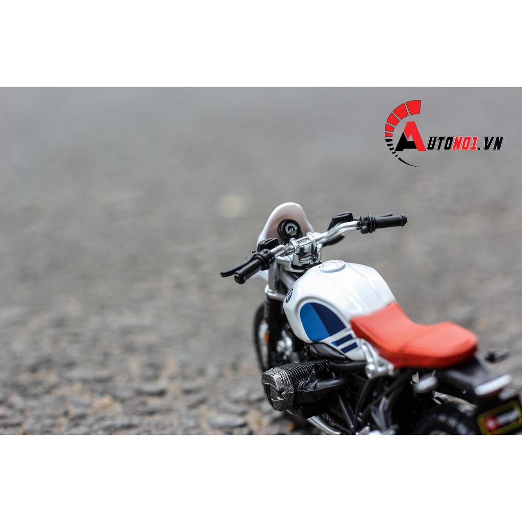 MÔ HÌNH XE BMW R NINE T URBAN GS 1:18 BBURAGO 6681