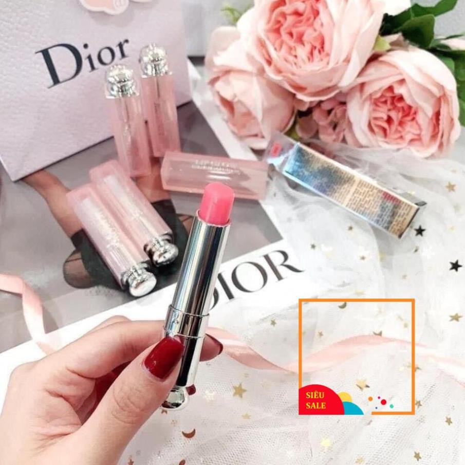 [Hàng Chính Hãng] Son Môi Dior Addict Lip Glow 001 Pink 004  Fullsize Fullbox