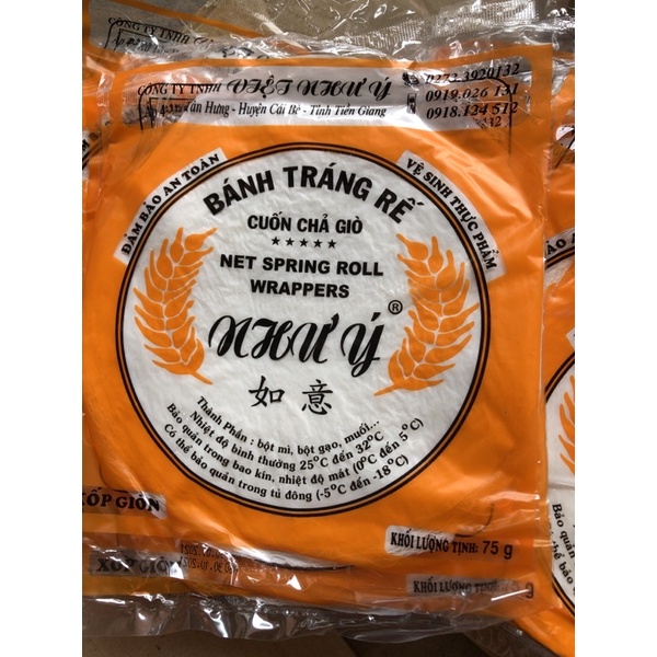 20 Lá bánh đa nem rế - bánh tráng rế loại dày đủ lá xốp giòn