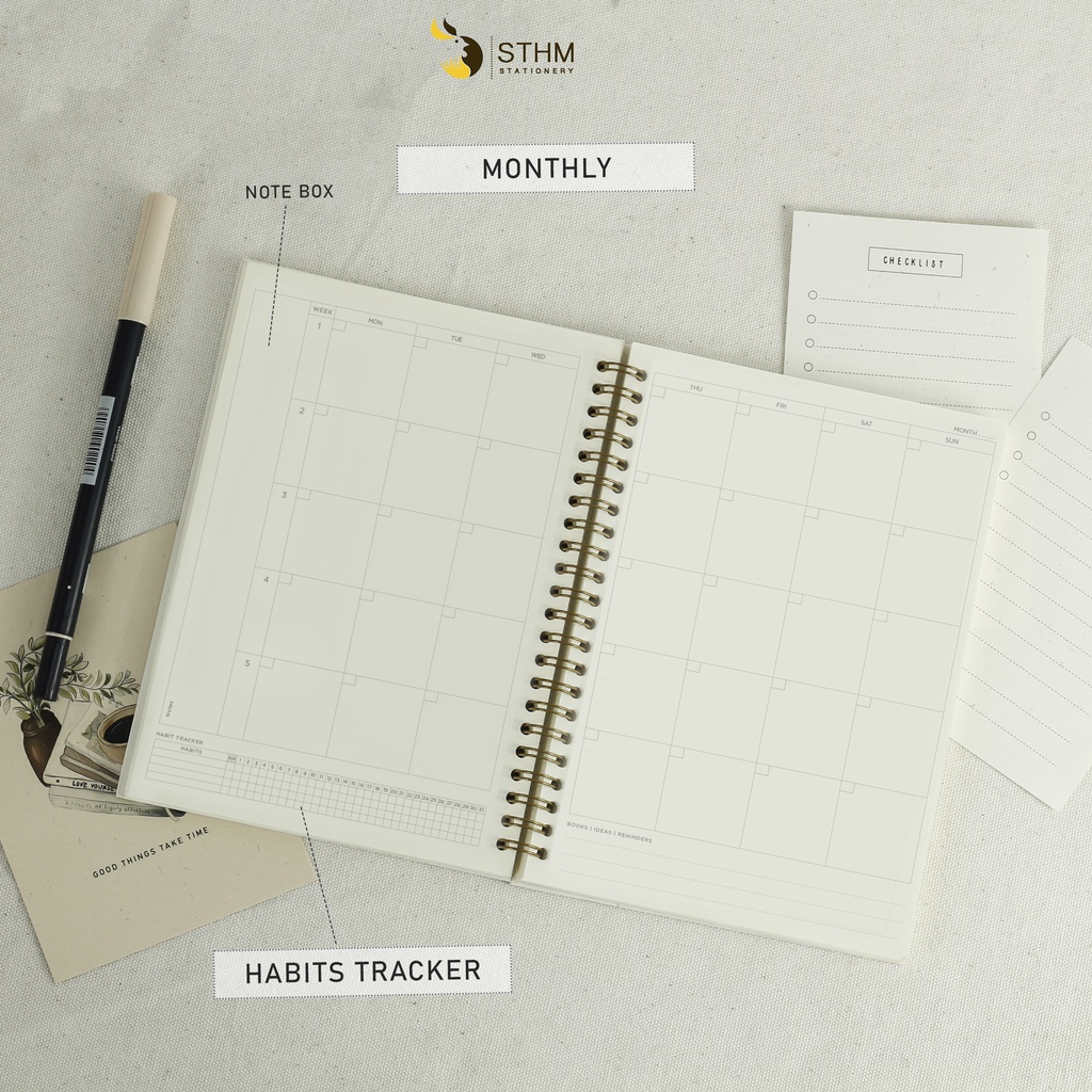 Sổ planner 2022 - A5 - STHM Stationery