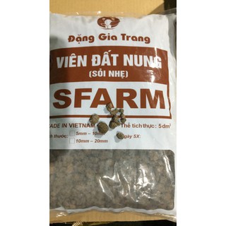 VIÊN ĐẤT NUNG ( SỎI NHẸ ) - TÚI 5 lít Size 5-10MM