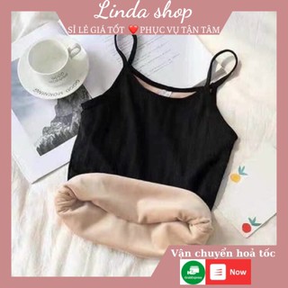 Áo giữ nhiệt 2 dây lót lông siêu ấm