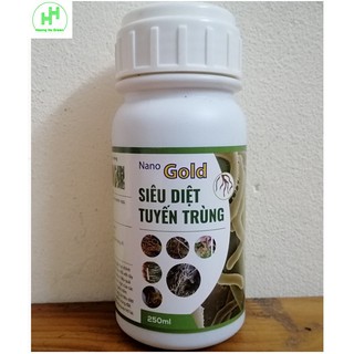 Nano Gold Siêu Diệt Tuyến Trùng, Phòng Ngừa Nấm Bệnh Và Tuyến Trùng Tấn Công Rễ, Thể Tích 250ml