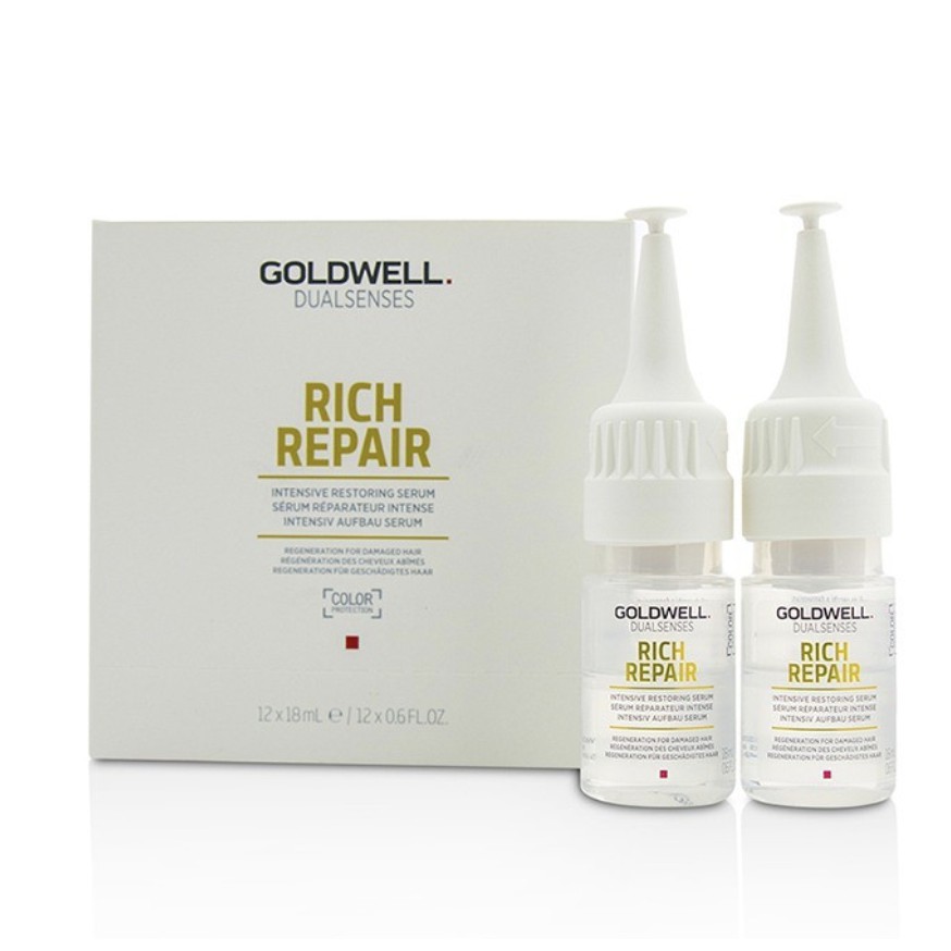 Huyết thanh chăm sóc tóc hư tổn Goldwell Rich Repair 18ml ( lẻ )