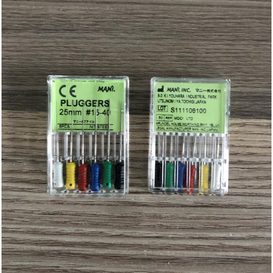 Tệp K File / Spreaders / Pluggers Bahan Nickel Titan