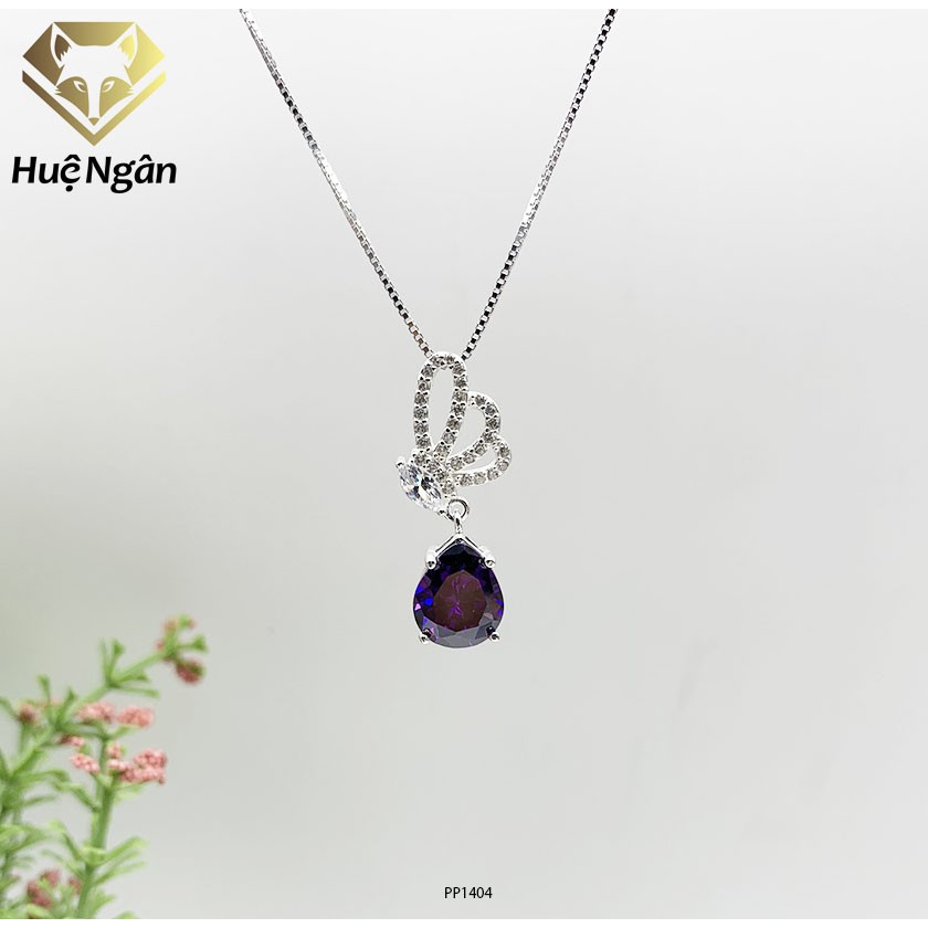 Dây chuyền bạc Ý 925 Huệ Ngân - Cánh bướm mùa xuân PP1404