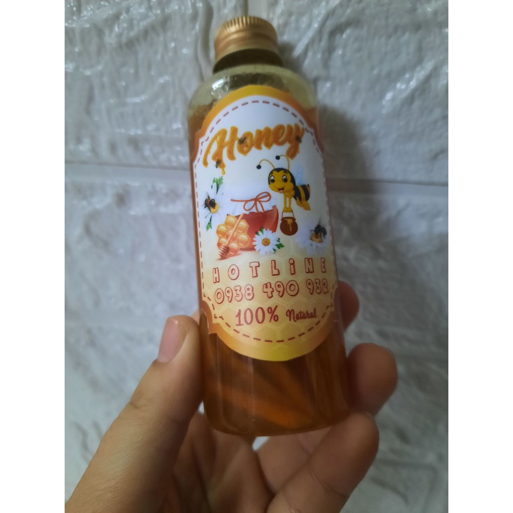 Nghệ Ngâm Mật Ong Honey thiên nhiên chai 100ml dùng dưỡng da - ngừa mụn và uống