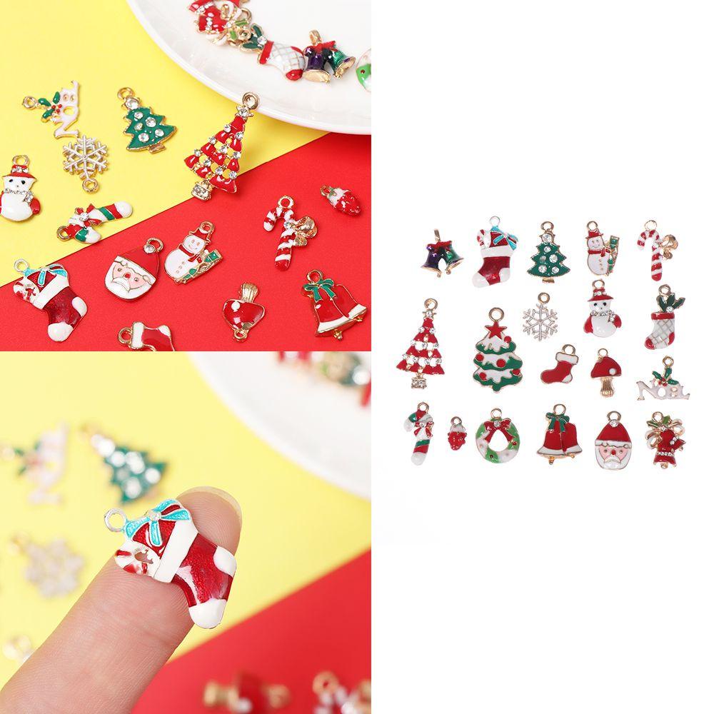 CONOPERY Bộ 14 / 19 Phụ Kiện Treo Trang Trí Giáng Sinh Bằng Hợp Kim Xinh Xắn