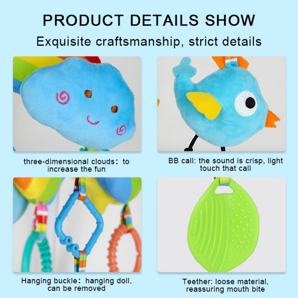 Đồ Chơi Treo Xe Đẩy Cho Bé