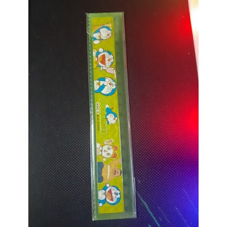 Combo 10 cây thước kẻ hình Doraemon lấp lánh dài 18cm