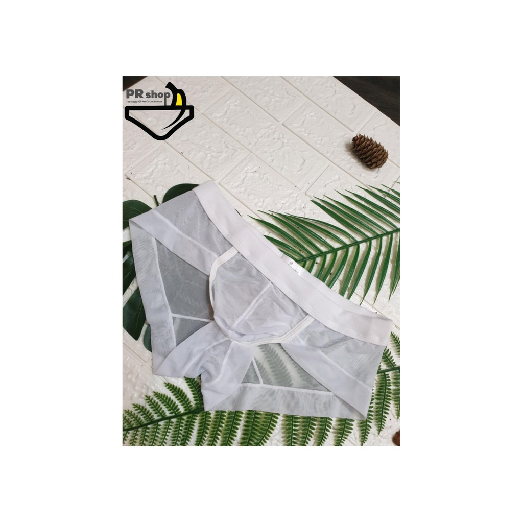 [free ship 50k + che tên đơn hàng] QUẦN LÓT TAM GIÁC LƯỚI NAM GIỚI (HÌNH THẬT)
