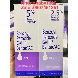 kem Benzoyl giảm mụn