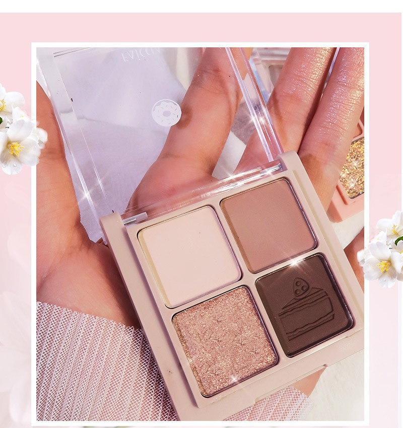 [Hàng mới về] Bảng Phấn Mắt Faiccia Fei Xi 4 Màu Tông Lì Ánh Ngọc Trai Xinh Đẹp | BigBuy360 - bigbuy360.vn