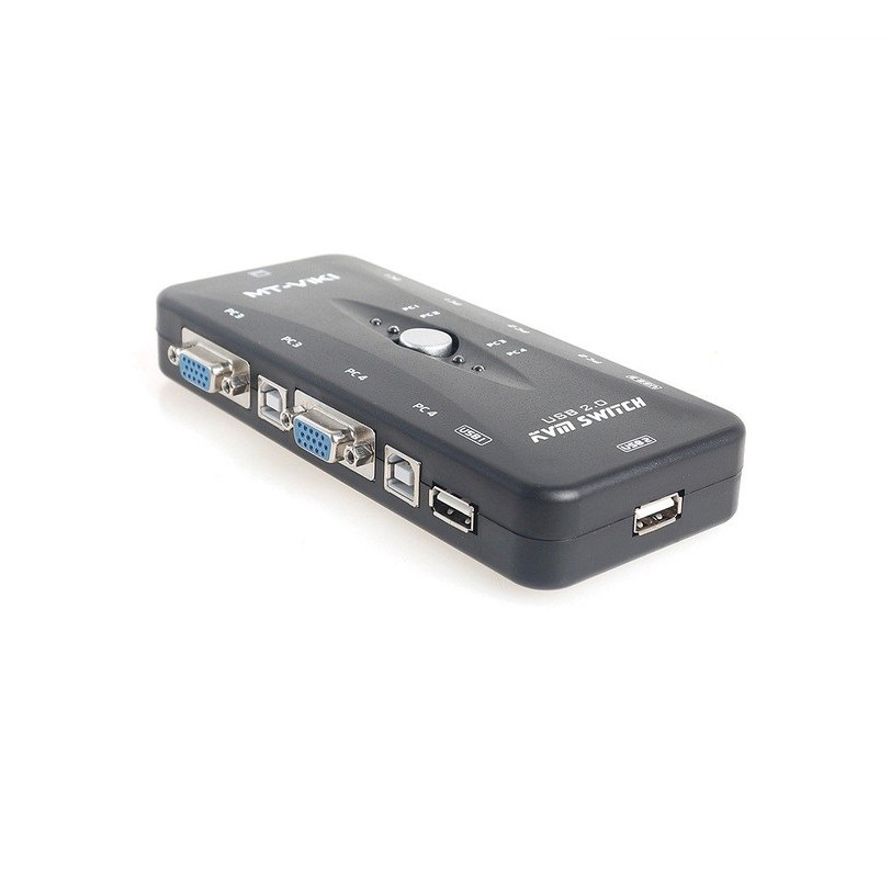 BỘ CHIA KVM USB MT- VIKI - NHIỀU MÁY TÍNH DÙNG CHUNG 1 MÀN HÌNH HIỂN THỊ