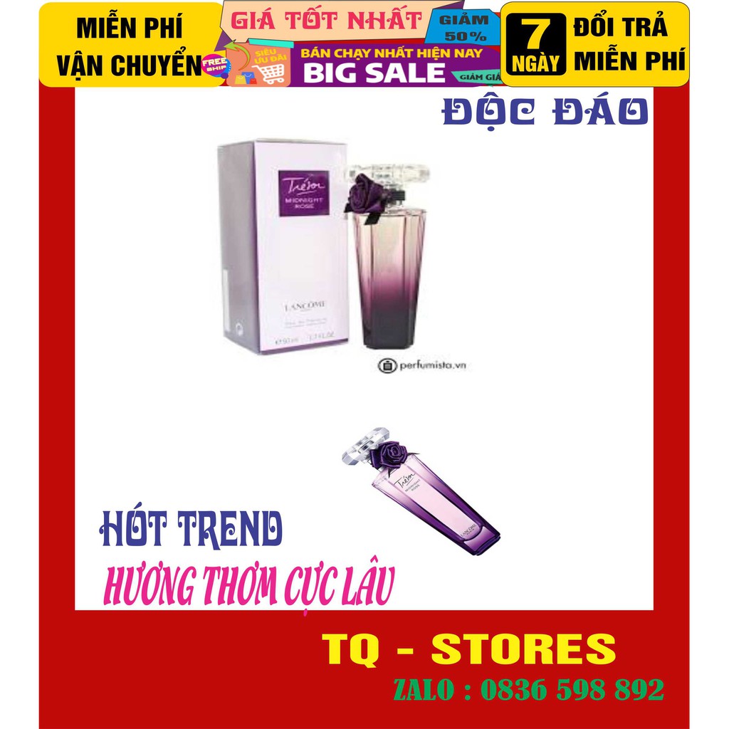 Nước hoa Miidniight rosse tím 75ml