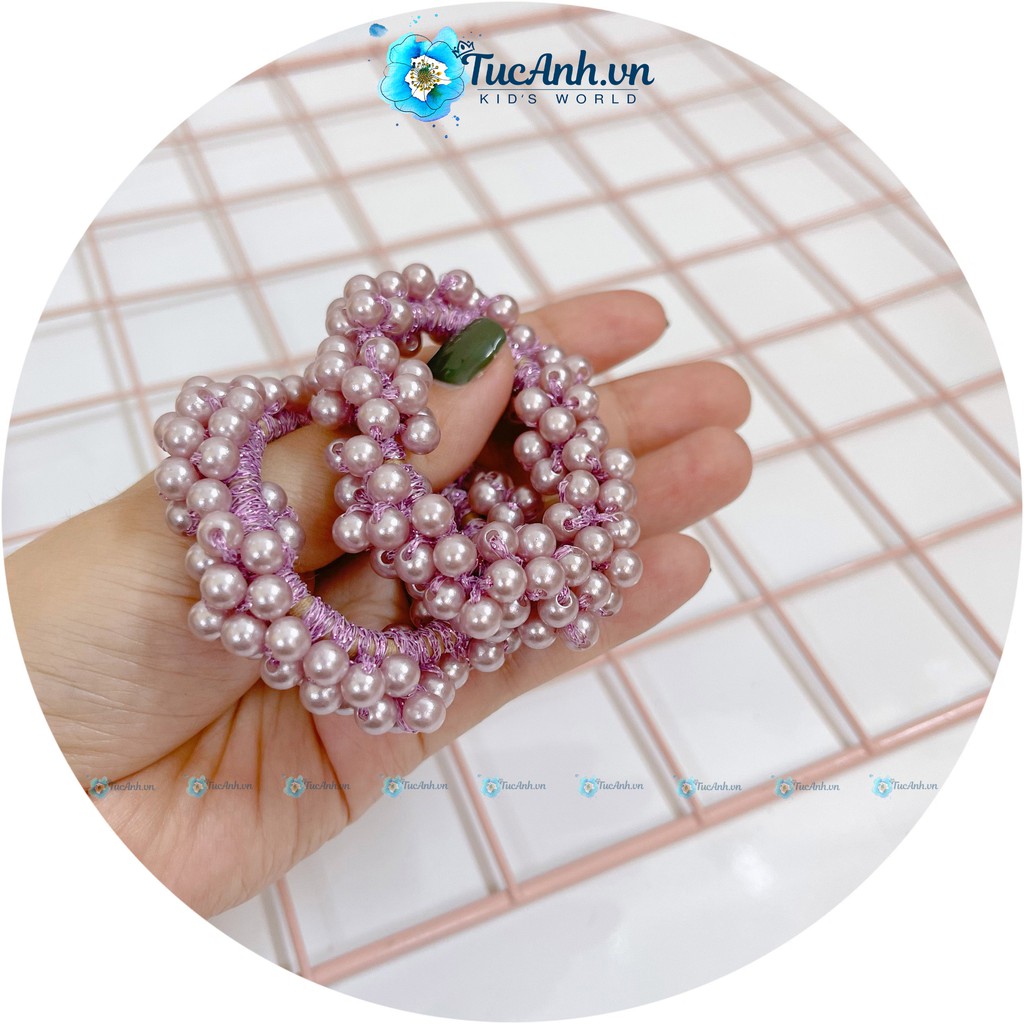 Dây Buộc Tóc Ngọc Trai Xinh Xắn Phong Cách Hàn Quốc - TucAnh