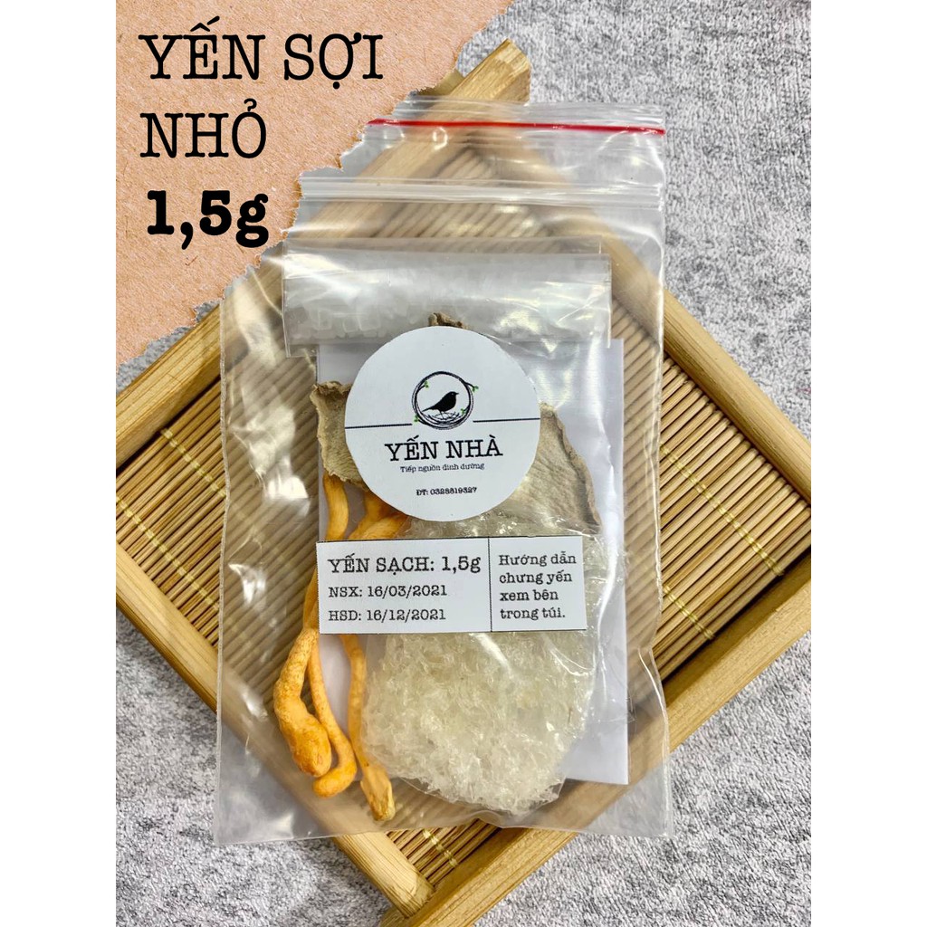 Yến sào đông trùng hạ thảo yến sợi (Bồi bổ tốt cho người lớn tuổi)