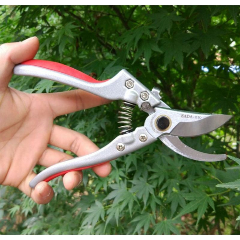 Kéo cắt cành cộng lực SANDA Japan bằng thép không gỉ&lt; kèm lò xo sơ cua&gt;