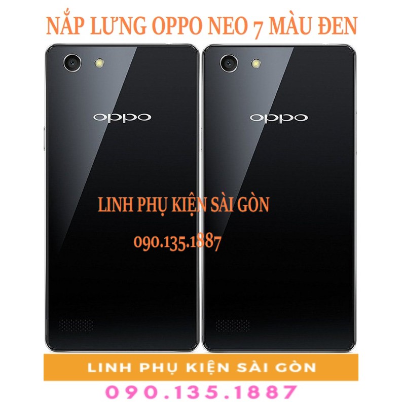 NẮP LƯNG OPPO NEO 7 MÀU ĐEN