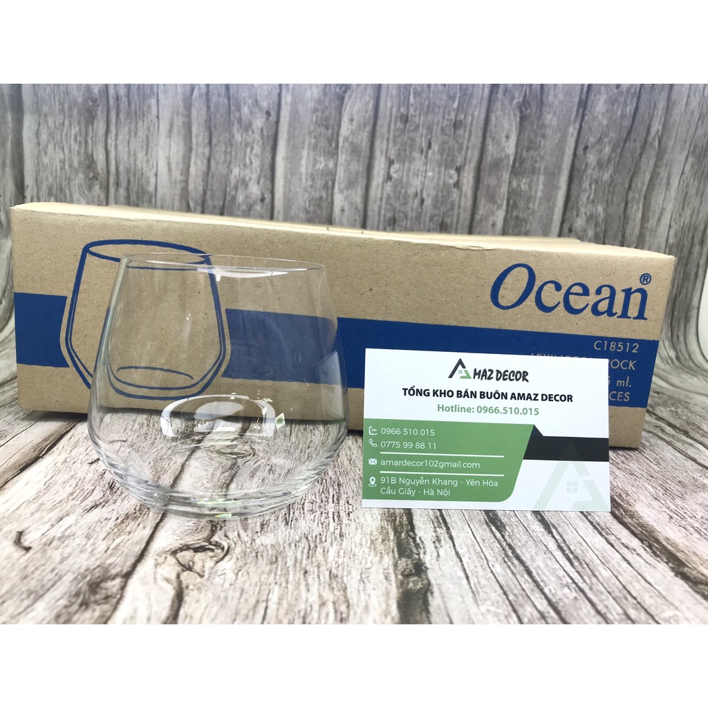 Bộ 6 ly cốc thủy tinh Thái Lan ocean lexington rock 345ml C18512 cao cấp giá rẻ
