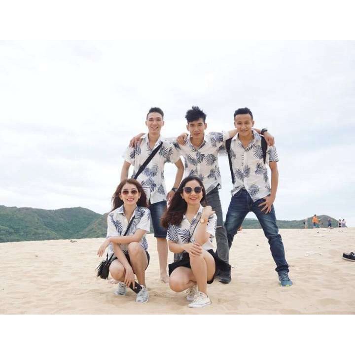 [Mã FAMAYWA giảm 10K đơn 50K] ÁO SƠ MI LỤA THÁI ĐI BIỂN HỌA TIẾT HAWAII, set HOA LÁ du lịch, NHÓM ĐI BIỂN,bộ TRÁI CÂY | BigBuy360 - bigbuy360.vn