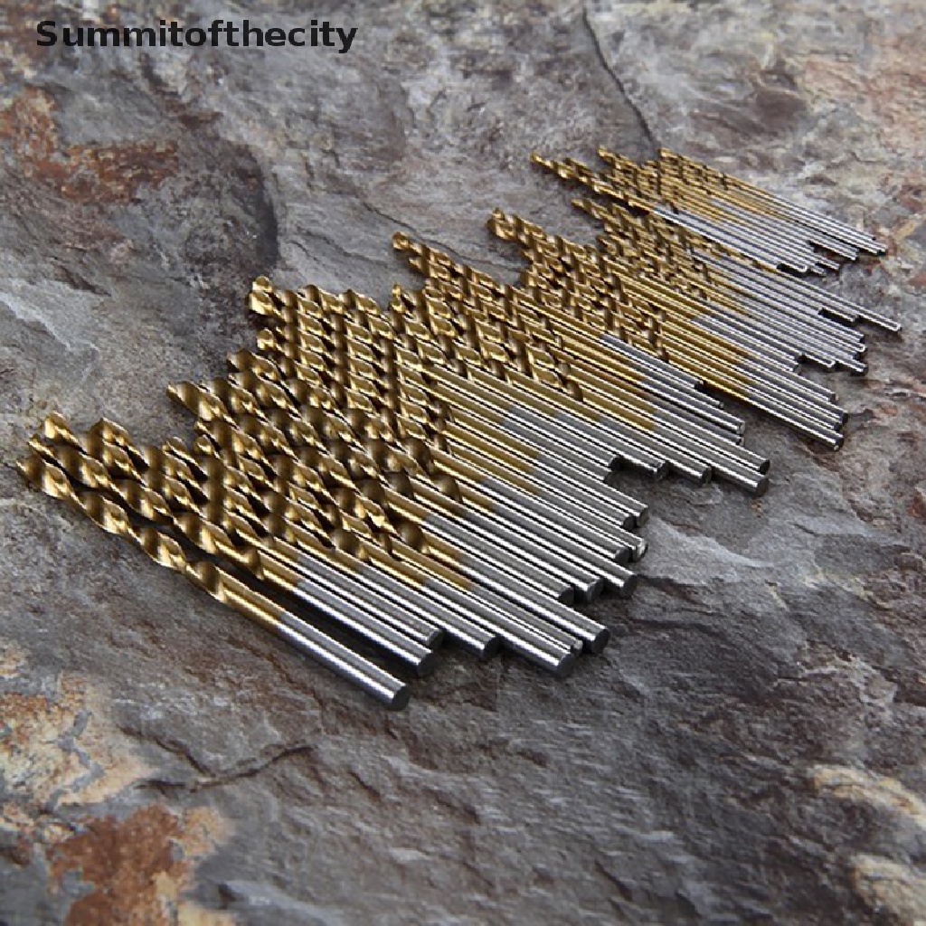 Bộ 100 / 50 Mũi Khoan Thép Phủ Titan Tốc Độ Cao