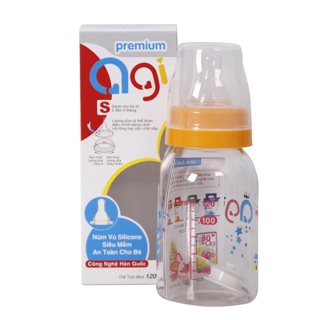 Bình sữa Agi 60ml, 120ml, 250ml cho bé - [Sỉ tận gốc]