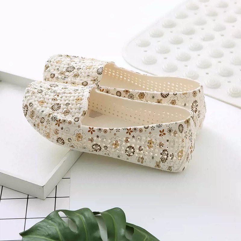 Giày hoa nhựa dẻo PVC đi mưa - chống thấm nước Dreamynt