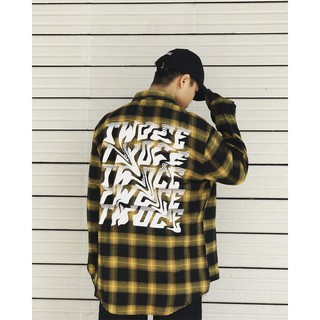 Sơ Mi RIPPLES DARK YELLOW // MADE BY TWOCE