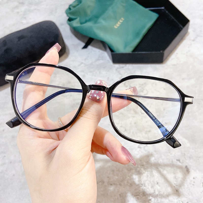 Mắt Kính Gọng Tròn Chống Ánh Sáng Xanh Thời Trang Hàn Quốc Jz8916 | BigBuy360 - bigbuy360.vn