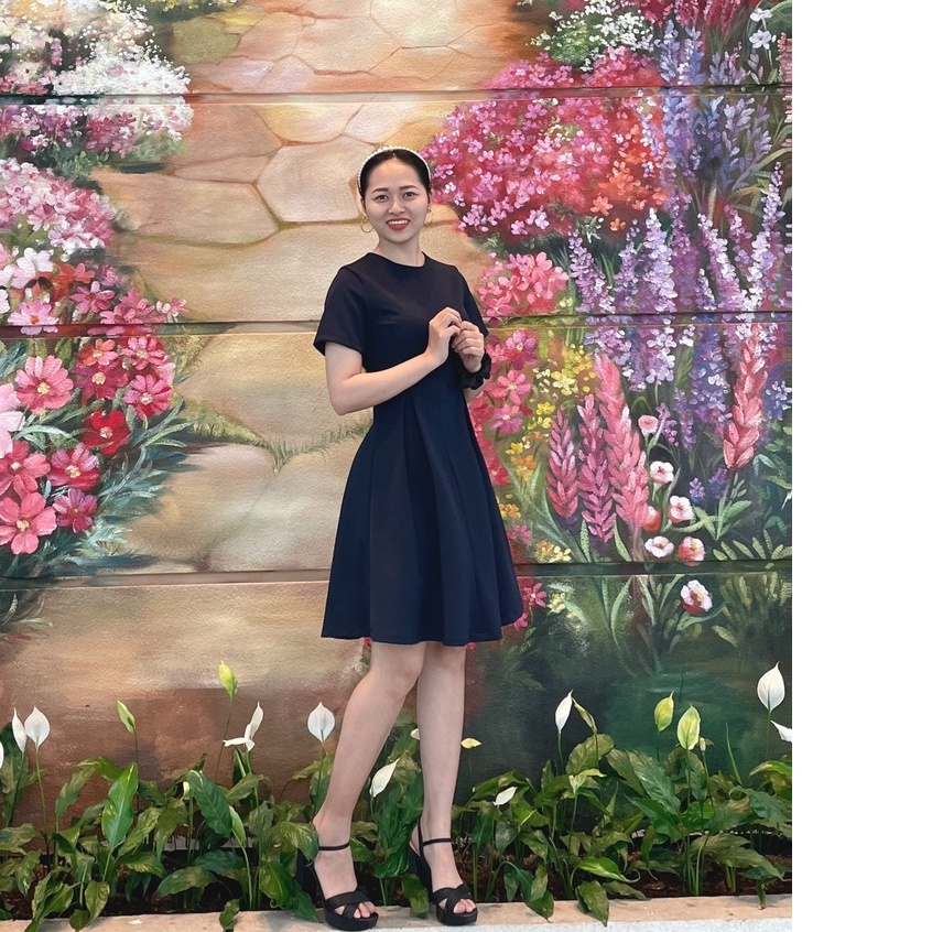 Đầm Công Sở, Dự Tiệc Form Dài Chất xốp Hàn nhập khẩu Sang Trọng – Thanh Lịch