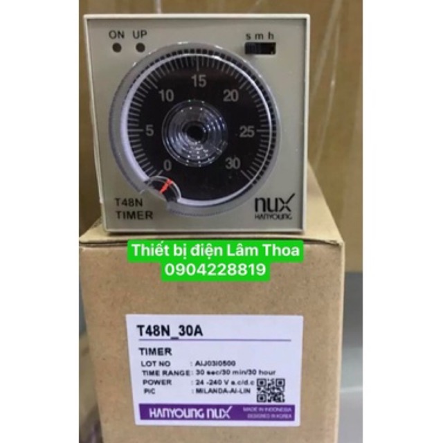 Rơ le thời gian T48N-30A HANYOUNG NUX