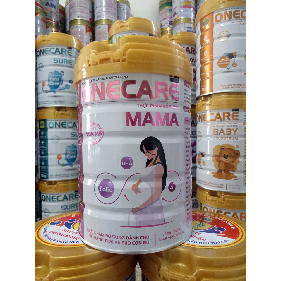 Sữa mát cho mẹ bầu mang thái và cho con bú Onecare Mama 900g – Dinh dưỡng đầy đủ cho mẹ và bé