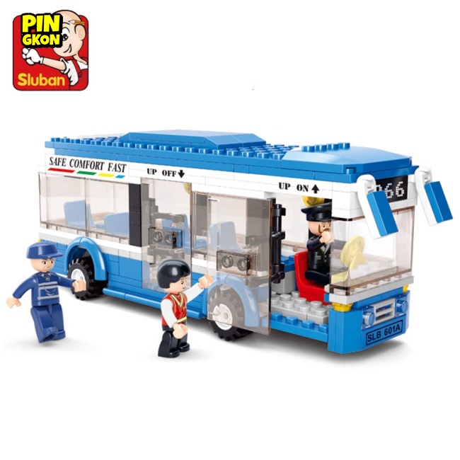 Bộ Đồ Chơi Lắp Ráp LEGO Xe Buýt tdg 238Pcs Sluban 0330