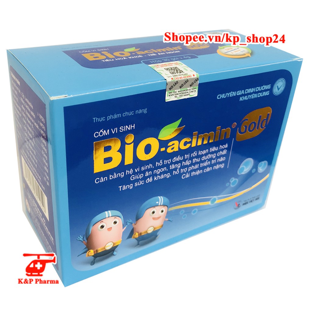 ✅ (CHÍNH HÃNG) Cốm vi sinh Bio-Acimin Fiber và Bio–Acimin Gold - Hỗ trợ tiêu hóa, hấp thu, sức đề kháng tốt Bioacimin