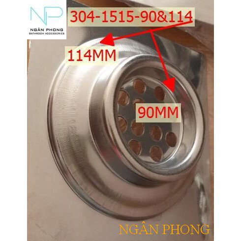 THOÁT SÀN INOX 304 SỐ 1-DÀY