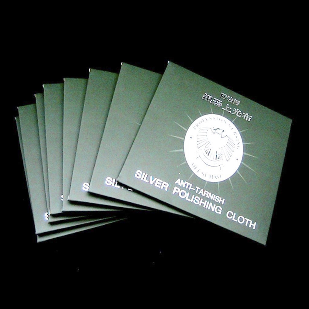 5/10 miếng làm sạch cho trang sức bạc/ vàng màu sắc gửi ngẫu nhiên