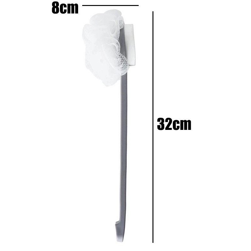 1 Bàn Chải Tắm Chà Lưng Hai Mặt Bằng Xốp PVA Độ Cao Thoải Mái